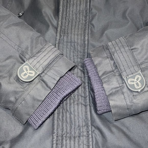 Aritzia TNA gray Aurora wool hooded parka jacket size XSmall - Picture 12 of 14